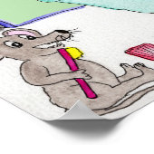 Brush your Teeth! Poster (Ecke)