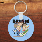 Brush Your Teeth T-shirts and Gifts Schlüsselanhänger (Vorderseite)