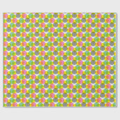 Brush Zigzags: Handgezeichnetes Muster Geschenkpapier (Flach)