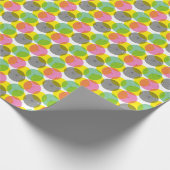 Brush Zigzags: Handgezeichnetes Muster Geschenkpapier (Ecke)