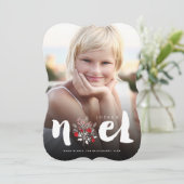 BrushBold Weihnachten Floral Rustikales Weihnachts (Stehend Vorderseite)