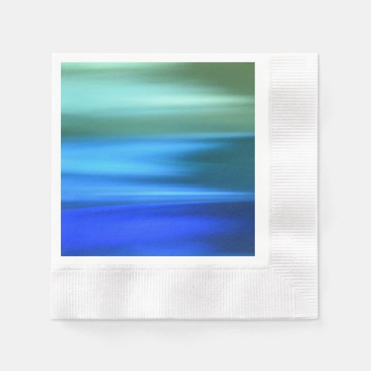 Brushed Blues Paper Napkin Serviette (Vorderseite)