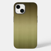Brushed Brass Look Case-Mate iPhone Hülle (Rückseite)