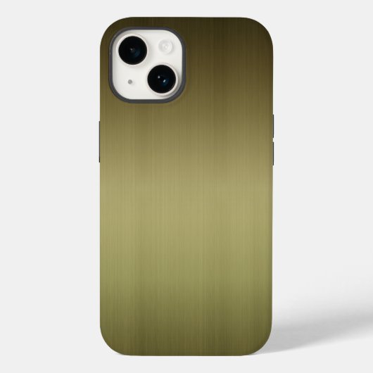 Brushed Brass Look Case-Mate iPhone Hülle (Rückseite)