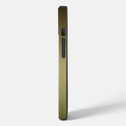 Brushed Brass Look Case-Mate iPhone Hülle (Rückseite / Links)