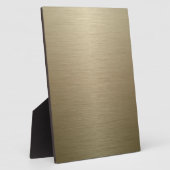 Brushed Bronze Fotoplatte (Seite)