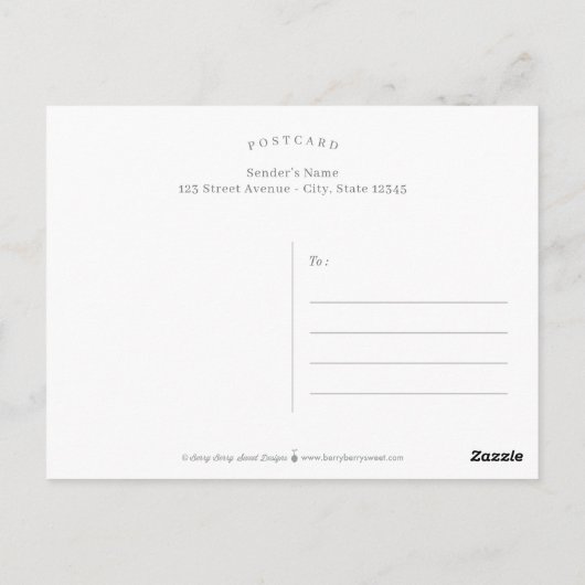 Brushed Glimmer Junggeselinnen-Abschied Einladung Postkarte (Rückseite)