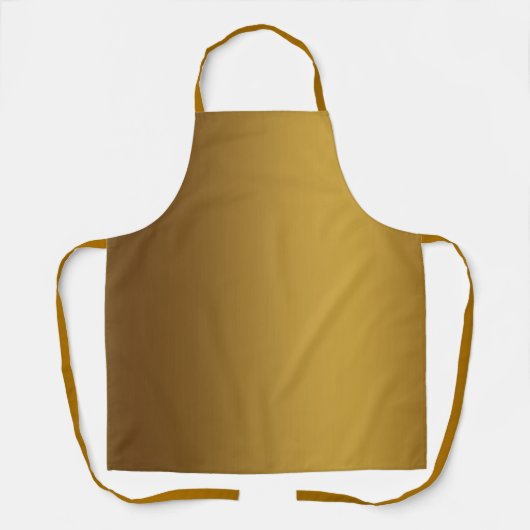Brushed gold color schürze (Vorderseite)