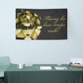 Brushed Gold Mardi Gras Masquerade Banner (Messeveranstaltung)