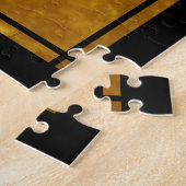 Brushed Gold Wedding Anniversary 50 Puzzle (Seite)