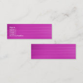 Brushed Magenta Mini Visitenkarte (Vorne/Hinten)