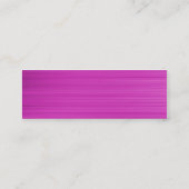 Brushed Magenta Mini Visitenkarte (Rückseite)