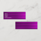 Brushed Magenta Mini Visitenkarte (Vorne/Hinten)