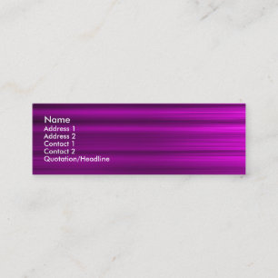 Brushed Magenta Mini Visitenkarte