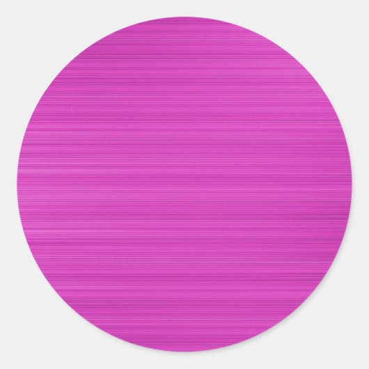 Brushed Magenta Runder Aufkleber (Vorderseite)