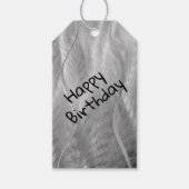 Brushed Metal Abstrakt Geschenkanhänger (Vorderseite)