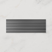 Brushed Metal Mini Visitenkarte (Rückseite)