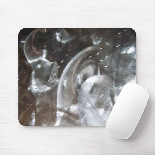 Brushed Metal Mousepad (Mit Mouse)