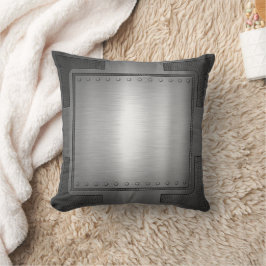 Brushed Metal Pillow Kissen