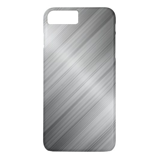 Brushed Metal Textur Case-Mate iPhone Hülle (Rückseite)