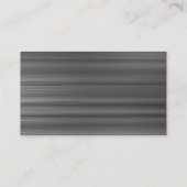 Brushed Metal Visitenkarte (Rückseite)