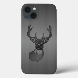 Brushed Metal - White Schwanz Buck Deer Case-Mate  iPhone Hülle