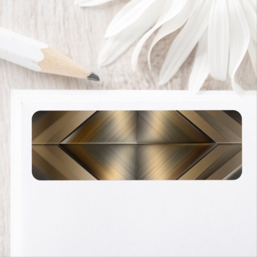 Brushed Metallic Geometric Diamond Pattern (Insitu)