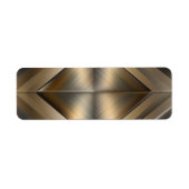Brushed Metallic Geometric Diamond Pattern (Vorne)