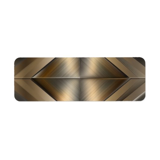 Brushed Metallic Geometric Diamond Pattern (Vorne)