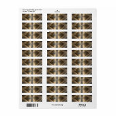 Brushed Metallic Geometric Diamond Pattern (Vorne)