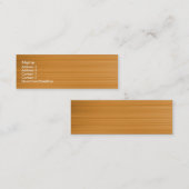 Brushed Ochre Mini Visitenkarte (Vorne/Hinten)
