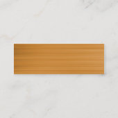 Brushed Ochre Mini Visitenkarte (Rückseite)
