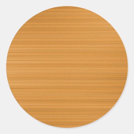 Brushed Ochre Tan Runder Aufkleber (Vorderseite)