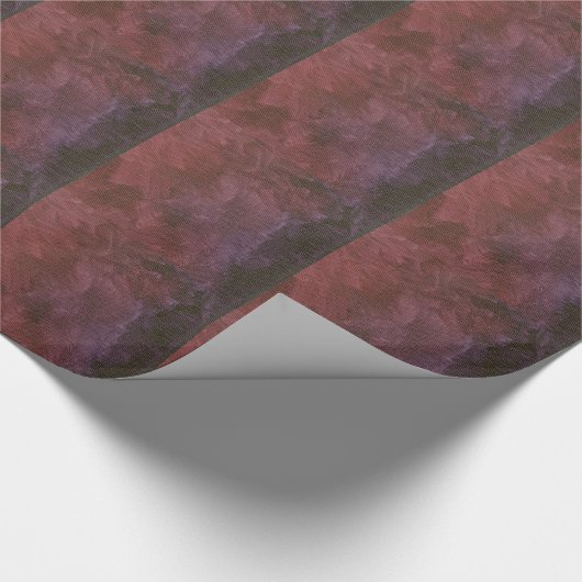 Brushed Purple Fälschung Finish Geschenkpapier (Ecke)