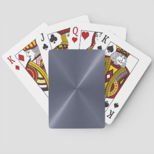 Brushed Shiny Metal Playing Cards Spielkarten
