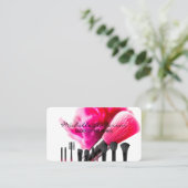 Brushes | Make Up Tools | Womens Beauty Visitenkarte (Stehend Vorderseite)