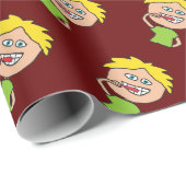Brushing Teeth Geschenkpapier (Rolleneckpunkt)