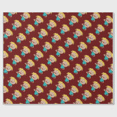 Brushing Teeth Geschenkpapier (Flach)