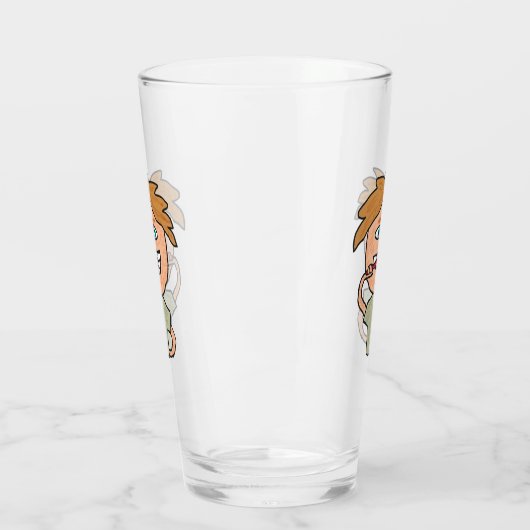 Brushing Teeth Glas (Links)