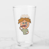 Brushing Teeth Glas (Vorderseite)