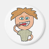 Brushing Teeth Magnet (Vorne)