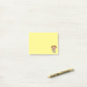 Brushing Teeth Post-it Klebezettel (Auf Schreibtisch)