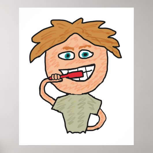 Brushing Teeth Poster (Vorne)
