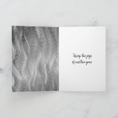 Brushmetall mit Zipper zum Geburtstag Karte (Innenseite)