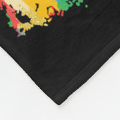 Brushstroke Autismus Awareness Accept Understand L Fleecedecke (Ecke)