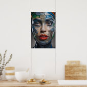 Brushstroke Beauty Poster (Küche)