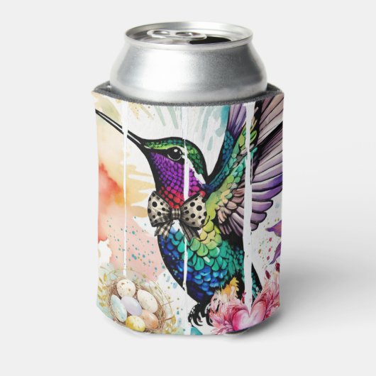 Brushstroke Bird Art Dosenkühler (Kanne Rückseite)