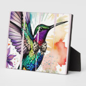 Brushstroke Bird Art Fotoplatte (Seite)