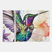 Brushstroke Bird Art Geschirrtuch (Horizontal)