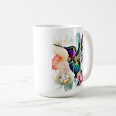 Brushstroke Bird Art Kaffeetasse (VorderseiteRechts)